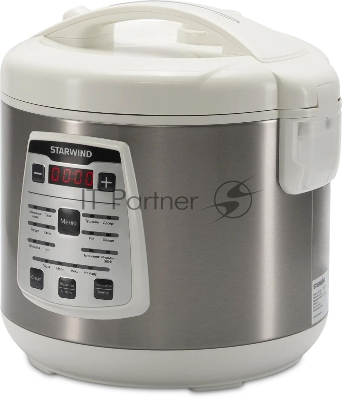 Мультиварка Starwind SMC4200 900Вт 5л белый/серебристый