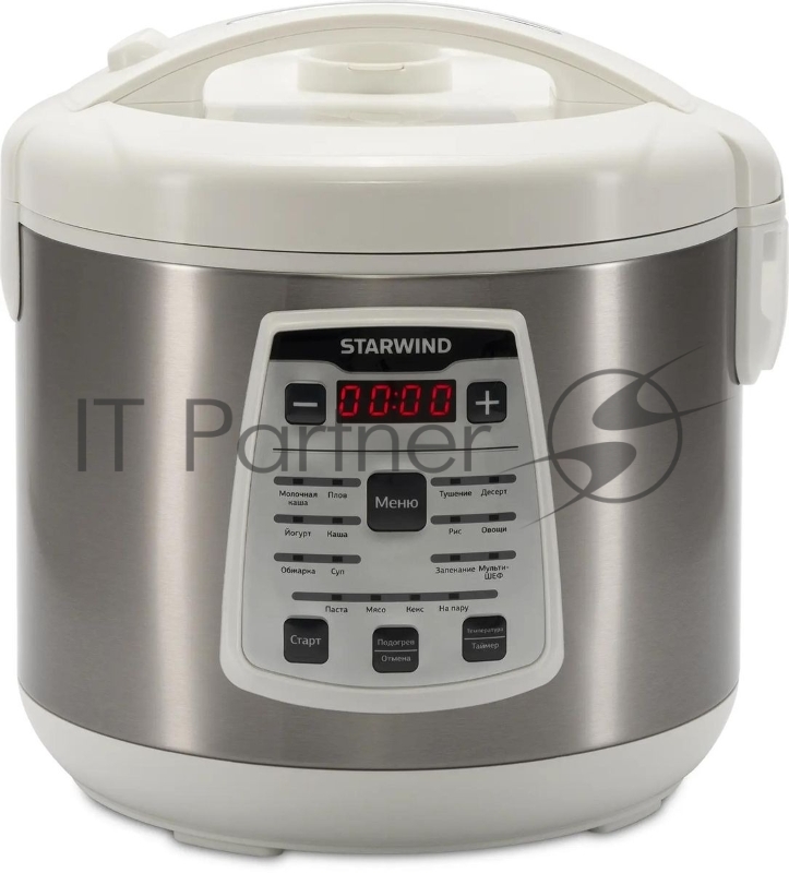 Мультиварка Starwind SMC4200 900Вт 5л белый/серебристый