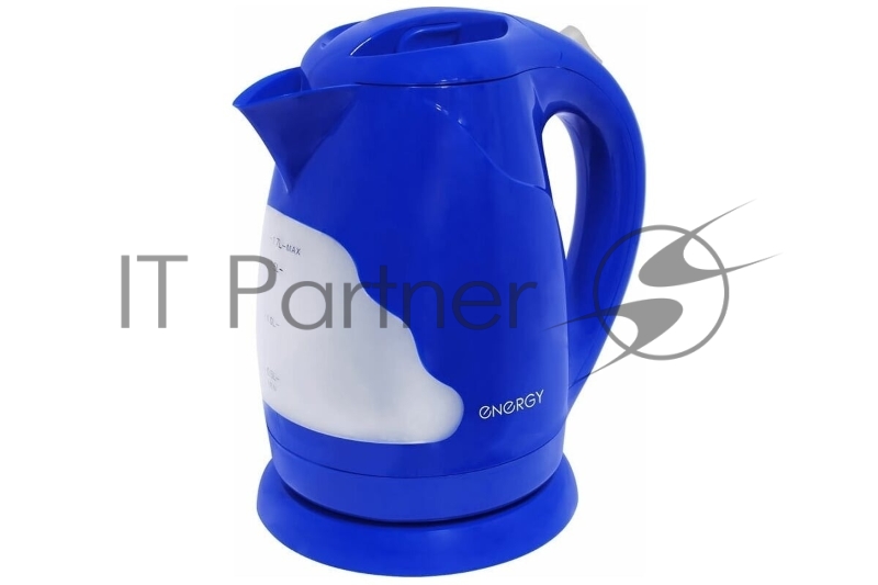 Чайник электрический Energy E-205 1.2л стекло, пластик, голубой