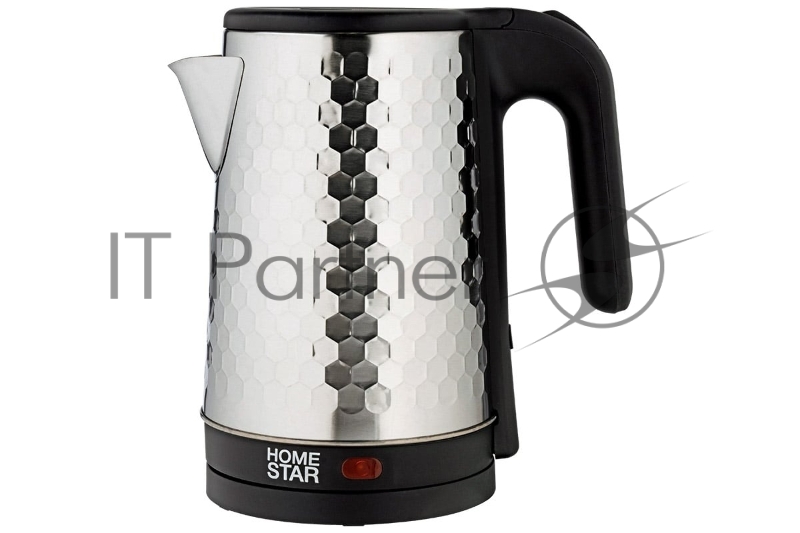 Чайник электрический Homestar HS-1022 1.8л нержавейка, черный