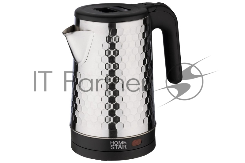 Чайник электрический Homestar HS-1022 1.8л нержавейка, черный