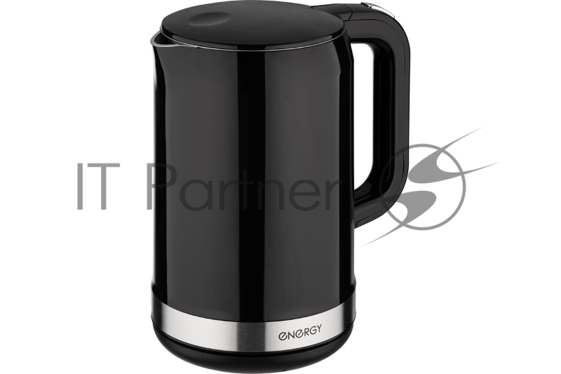 Чайник электрический Energy E-218 1.7л, двойной корпус, черный