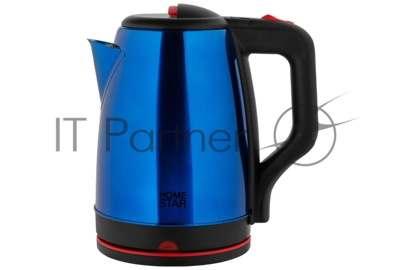 Чайник электрический Homestar HS-1003 1.8л нержавейка, синий