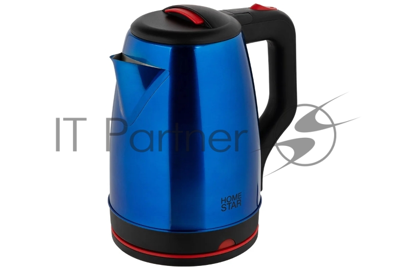 Чайник электрический Homestar HS-1003 1.8л нержавейка, синий