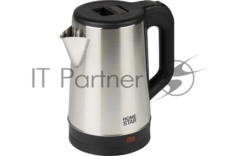 Чайник электрический HOMESTAR HS-1041 1,8л, нержавейка, черный