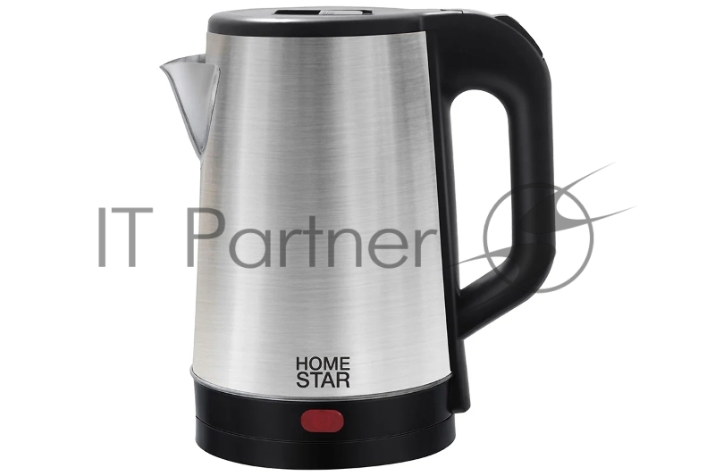 Чайник электрический HOMESTAR HS-1041 1,8л, нержавейка, черный