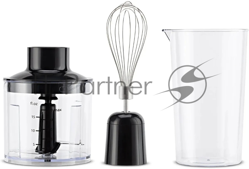 Блендер погружной Vitek VT-8545 1000Вт черный/серебристый