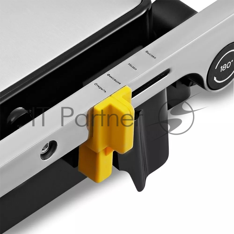 Электрогриль Kitfort КТ-3615 2000Вт серебристый/черный