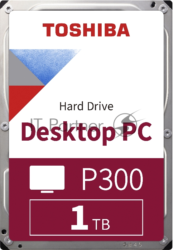 Жесткий диск 1000ГБ Toshiba P300 HDWD110UZSVA, 7200об/мин., 64МБ,3.5 (SATA III)