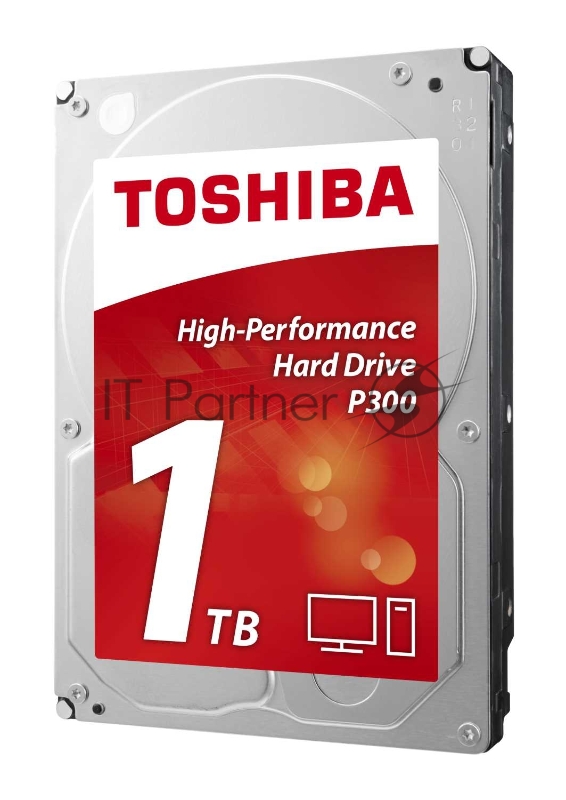 Жесткий диск 1000ГБ Toshiba P300 HDWD110UZSVA, 7200об/мин., 64МБ,3.5 (SATA III)
