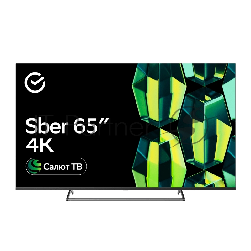 Телевизор Sber SDX 65U4125, 4K Ultra HD, черный