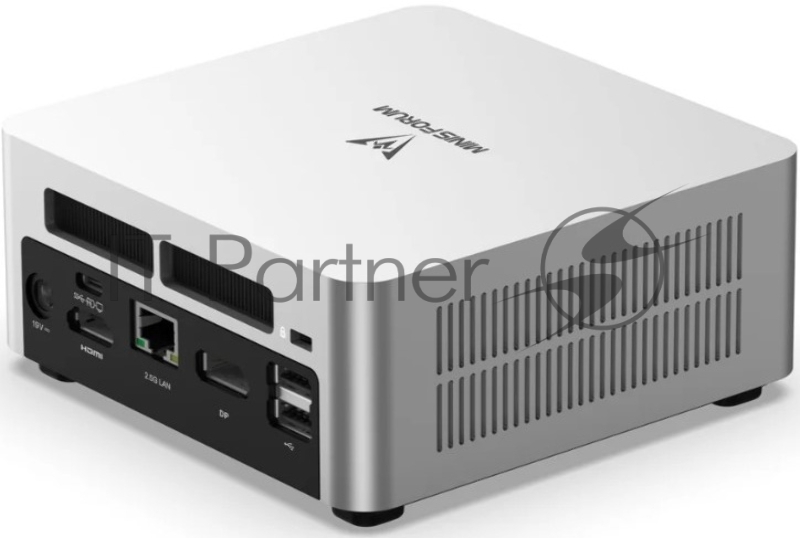 Мини ПК Minisforum UN1245/16GB+512GB (i5-12450H) 16GB+512GB, Intel Graphics, Win11 Pro