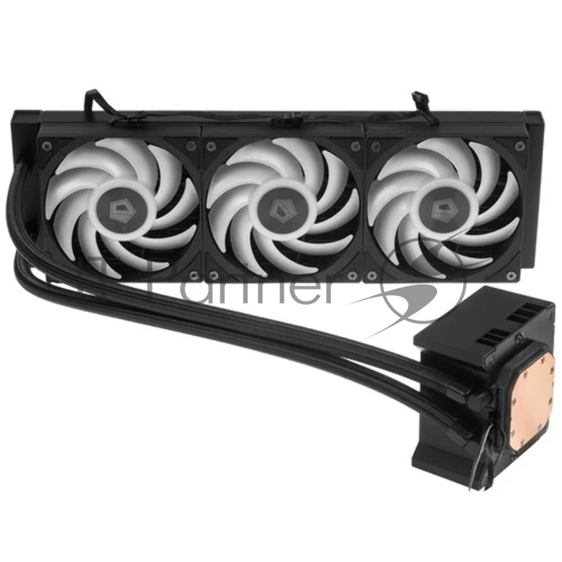 Система водяного охлаждения ID-Cooling Dashflow 360 XT Pro ARGB Soc-AM5/AM4/1200/1700/1851 черный 4-pin 16-34dB Al+Cu 350W Ret