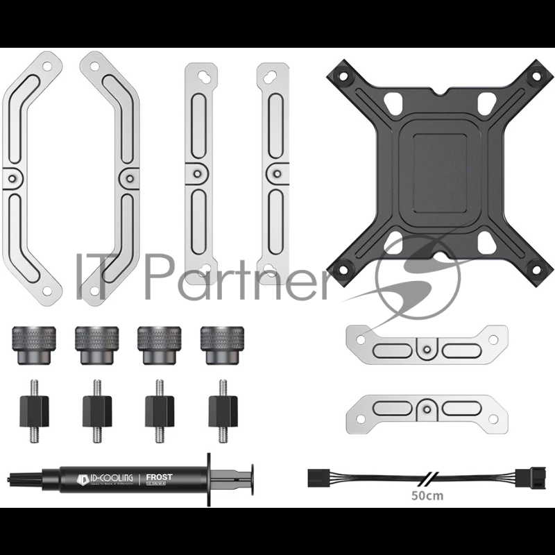 Система водяного охлаждения ID-Cooling DX240 Max Soc-AM5/AM4/1200/1700/1851 белый 4-pin 32.5dB Al+Cu 300W Ret (DX240 MAX WHITE)