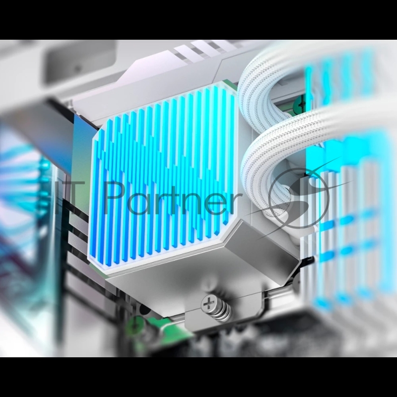 Система водяного охлаждения ID-Cooling DX240 Max Soc-AM5/AM4/1200/1700/1851 белый 4-pin 32.5dB Al+Cu 300W Ret (DX240 MAX WHITE)