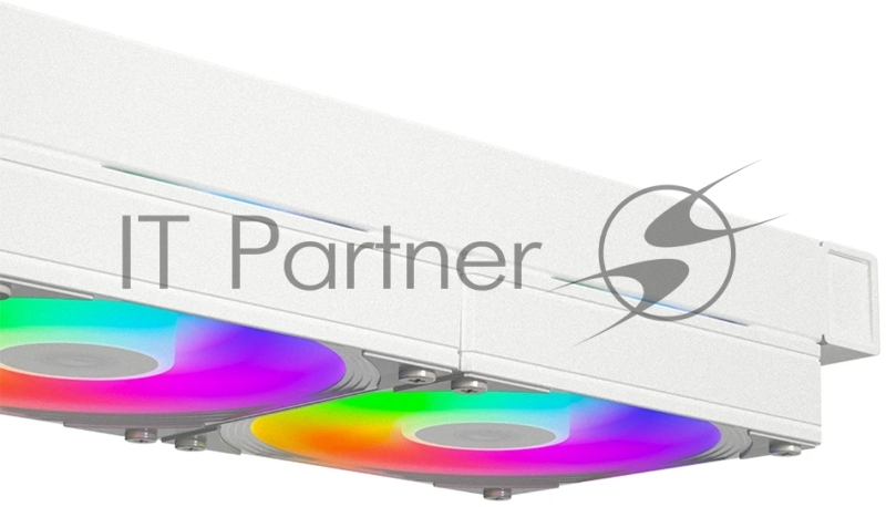 Система водяного охлаждения ID-Cooling FX240 Inf ARGB Soc-AM5/AM4/1200/1700/1851 белый 4-pin 27.2dB Al+Cu 300W Ret (FX240 INF WHITE)