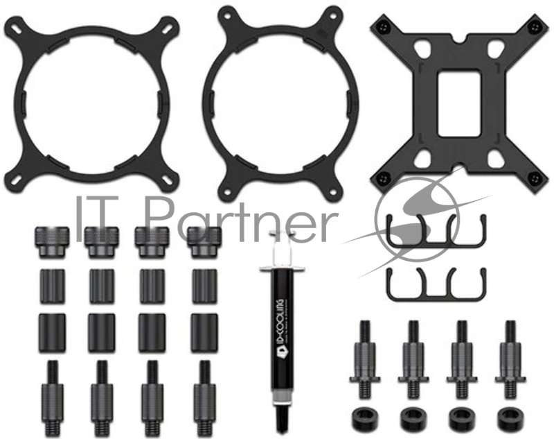 Система водяного охлаждения ID-Cooling FX240 Pro Soc-AM5/AM4/1200/1700/1851 белый 4-pin 35.2dB Al+Cu 300W Ret (FX240 PRO WHITE)