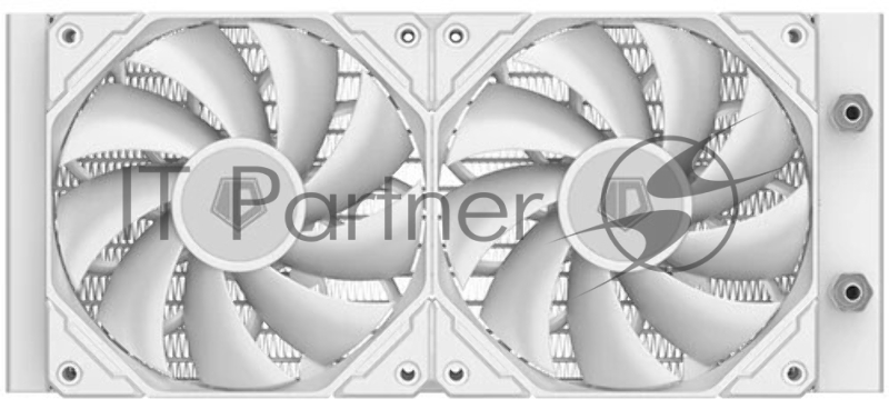 Система водяного охлаждения ID-Cooling FX240 Pro Soc-AM5/AM4/1200/1700/1851 белый 4-pin 35.2dB Al+Cu 300W Ret (FX240 PRO WHITE)