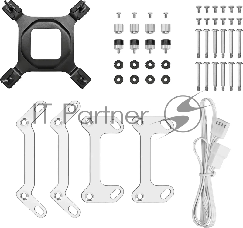 Система водяного охлаждения Deepcool Mystique 360 Soc-AM5/AM4/1200/1700/1851 белый 4-pin 36.49dB Al 1847gr Ret (R-LX360-WHDSNMP-G-1)