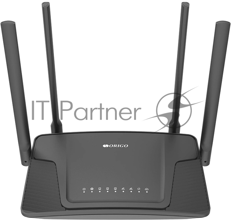 Двухдиапазонный Wi-Fi 6 маршрутизатор AX1500, 1x1000Base-T WAN, 3x1000Base-T LAN, 4 внешние антенны 5 dBi