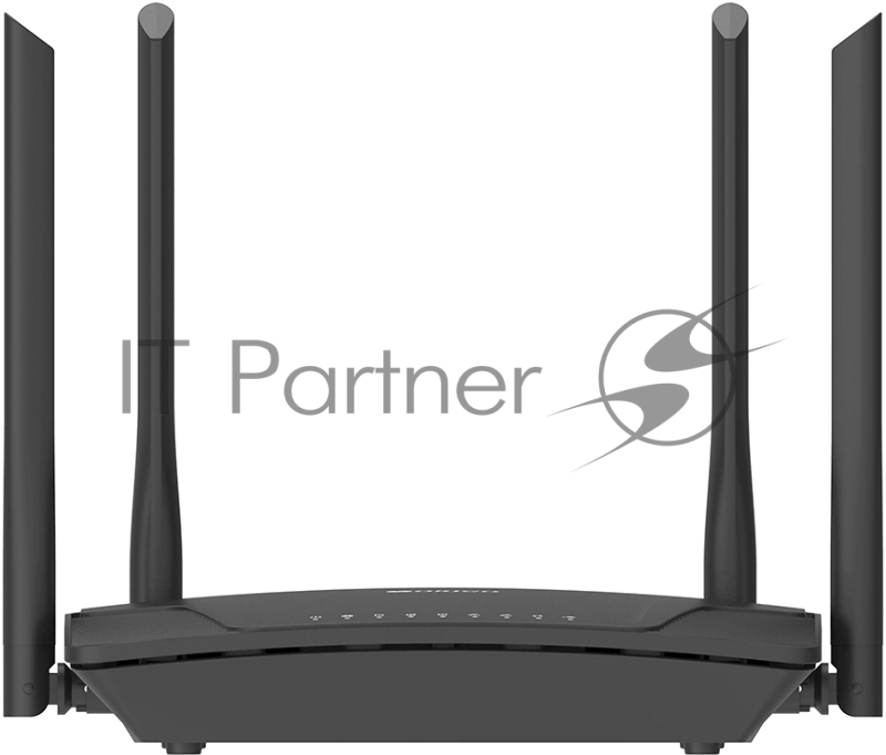 Двухдиапазонный Wi-Fi 6 маршрутизатор AX1500, 1x1000Base-T WAN, 3x1000Base-T LAN, 4 внешние антенны 5 dBi