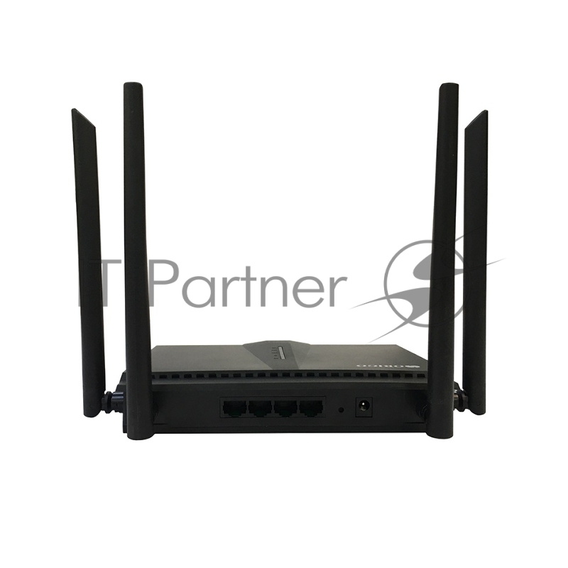Двухдиапазонный Wi-Fi 6 маршрутизатор AX1800, 1x1000Base-T WAN, 3x1000Base-T LAN, 4 внешние антенны 5 dBi