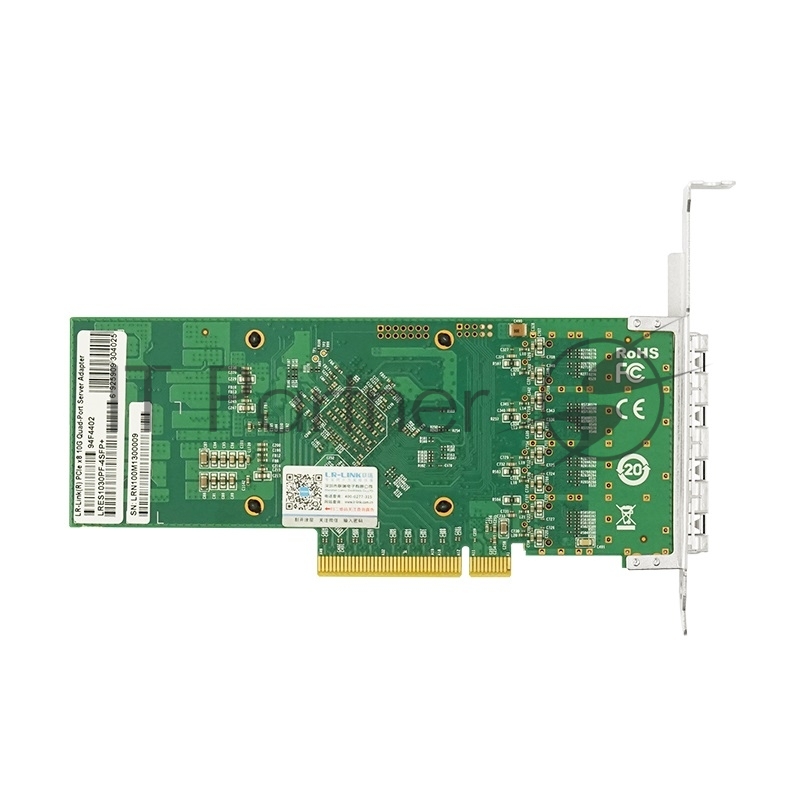 Сетевая карта PCIe x8 4-Port 10G SFP+ Network Adapter(Mucse N10G)
