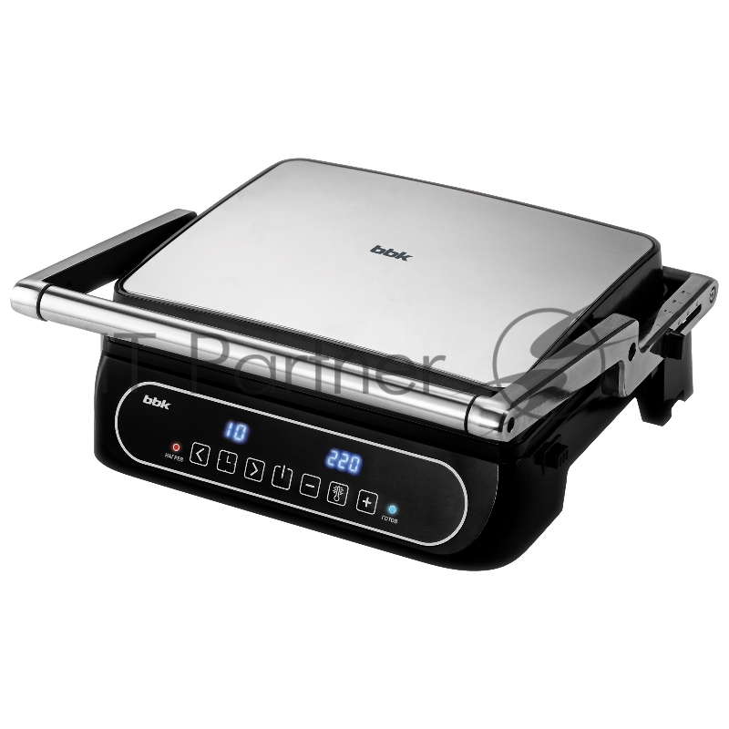 Гриль электрический BBK BEG3001 черный/металлик
