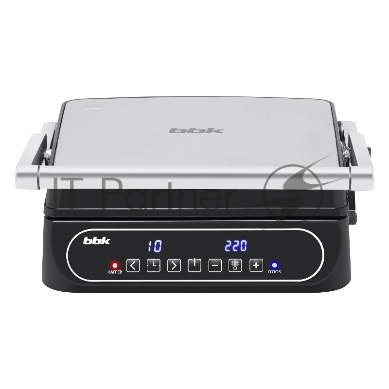 Гриль электрический BBK BEG3001 черный/металлик