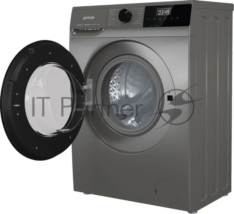 Стиральная машина Gorenje WNHPI84AS/AR класс: A загр.фронтальная макс.:8кг темно-серый инвертер