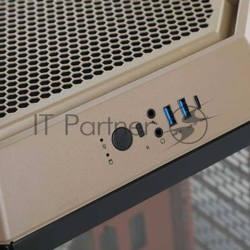 Корпус Thermaltake The Tower 300 Gravel Send коричневый без БП mATX 8x120mm 6x140mm 2xUSB3.0 audio bott PSU