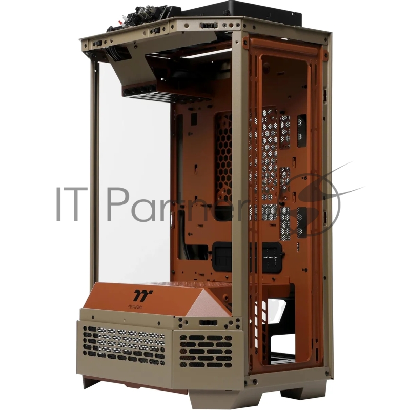Корпус Thermaltake The Tower 300 Gravel Send коричневый без БП mATX 8x120mm 6x140mm 2xUSB3.0 audio bott PSU