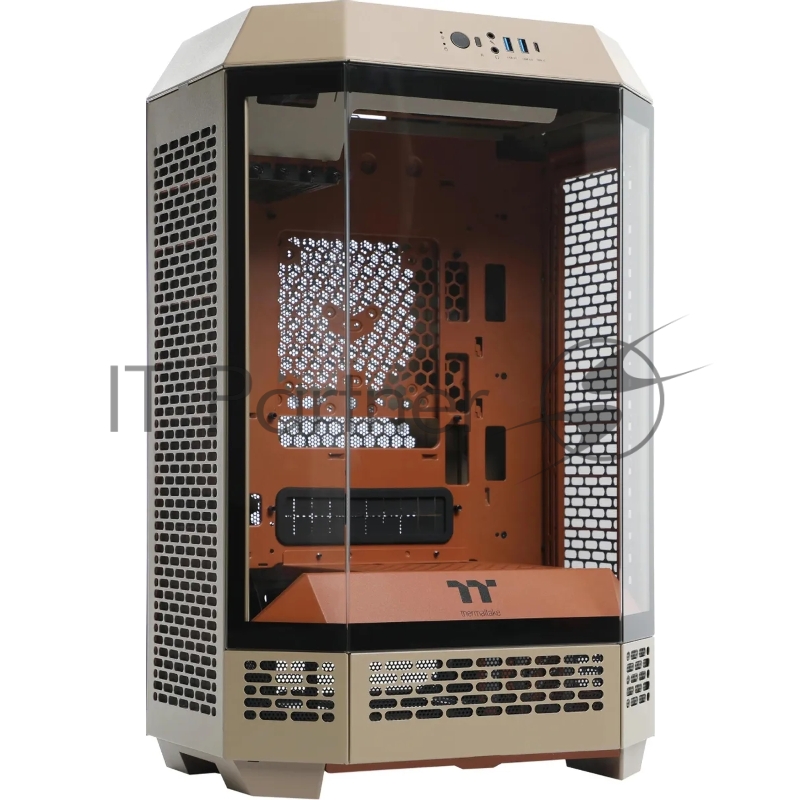 Корпус Thermaltake The Tower 300 Gravel Send коричневый без БП mATX 8x120mm 6x140mm 2xUSB3.0 audio bott PSU