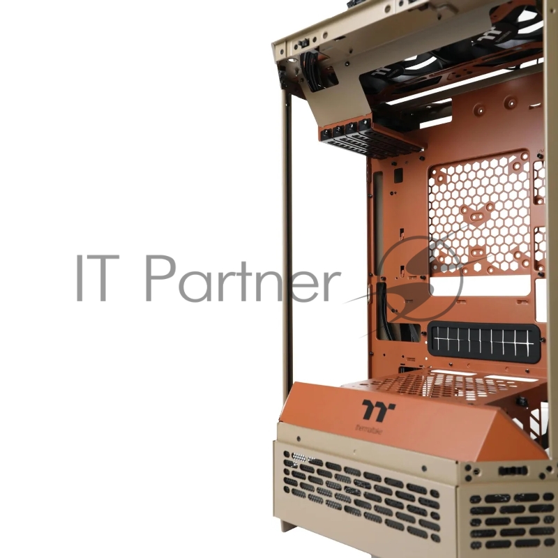 Корпус Thermaltake The Tower 300 Gravel Send коричневый без БП mATX 8x120mm 6x140mm 2xUSB3.0 audio bott PSU