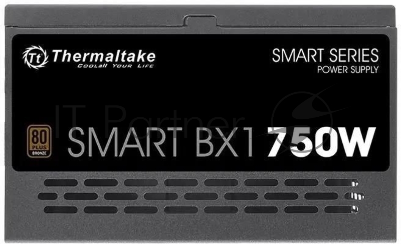 Блок питания Thermaltake ATX 750W Smart BX1 SE 80+ bronze (20+4pin) APFC 120mm fan color LED 8xSATA RTL