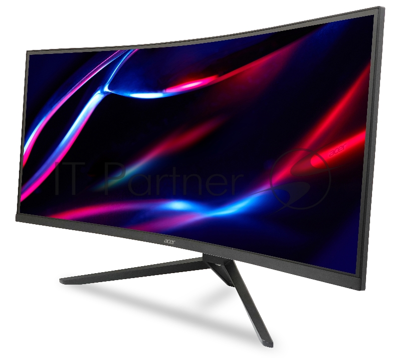 Монитор/ ACER ED343CURJ0bmiippx 34, Curved 1000R Black, 21:9, VA, 3440x1440, 1 / 4ms, 300cd, 120Hz, 2xHDMI(2.0) + 2xDP(1.2) + SPK + Audio out, Speakers 3Wx2, sync: FreeSync Premium, hdr: HDR 10,