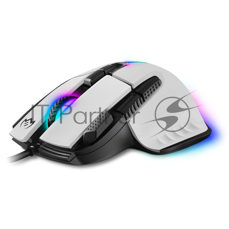 Игровая мышь SVEN RX-G990 (8+1кл. 200-12400 DPI, ПО, RGB-подсветка, игров. упак)