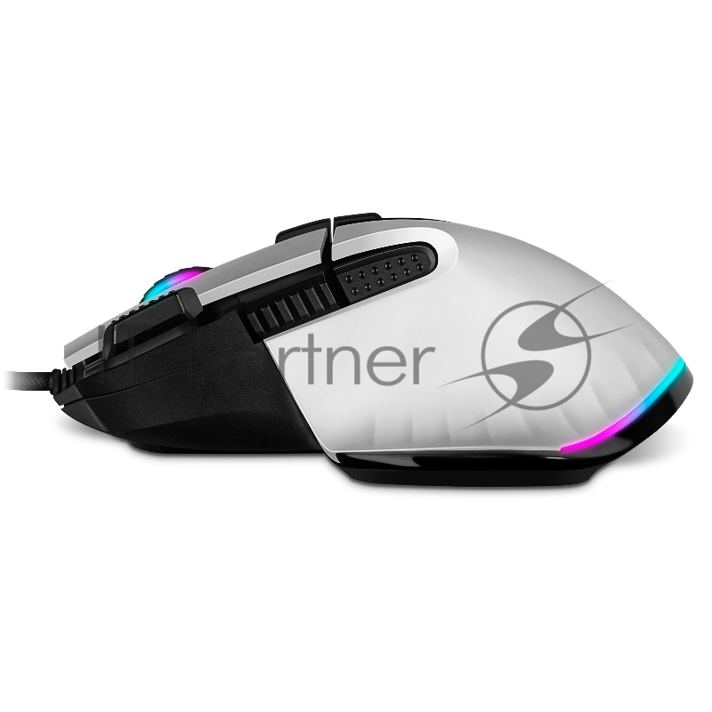 Игровая мышь SVEN RX-G990 (8+1кл. 200-12400 DPI, ПО, RGB-подсветка, игров. упак)