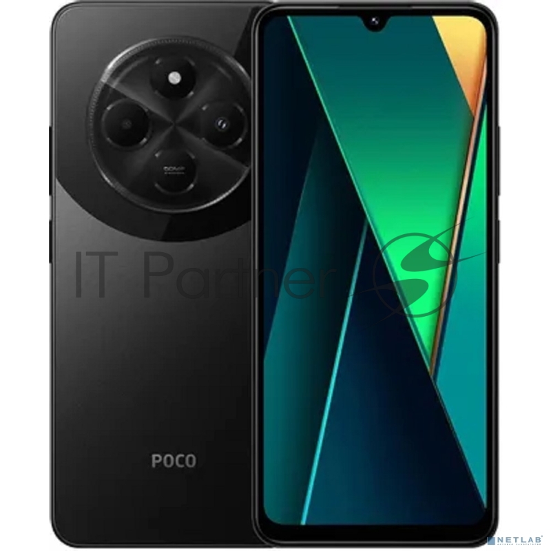 Смартфон Poco C75 6/128Gb черный