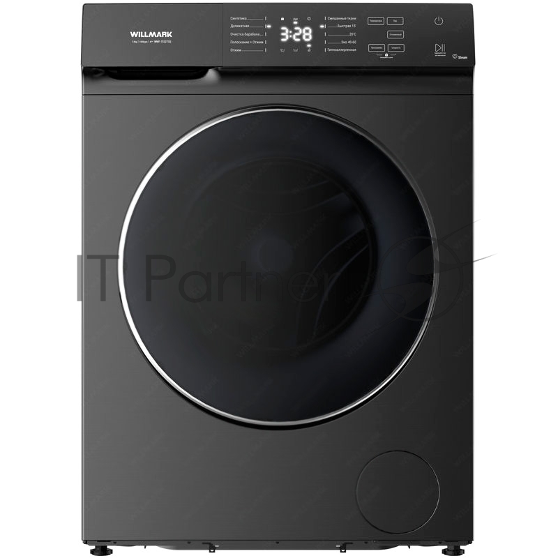 Стиральная машина WILLMARK WMF-7532TSG (7,5кг/1200об, ULTRA SLIM,LED,сенсор,10 реж.,пар,A++,графит)