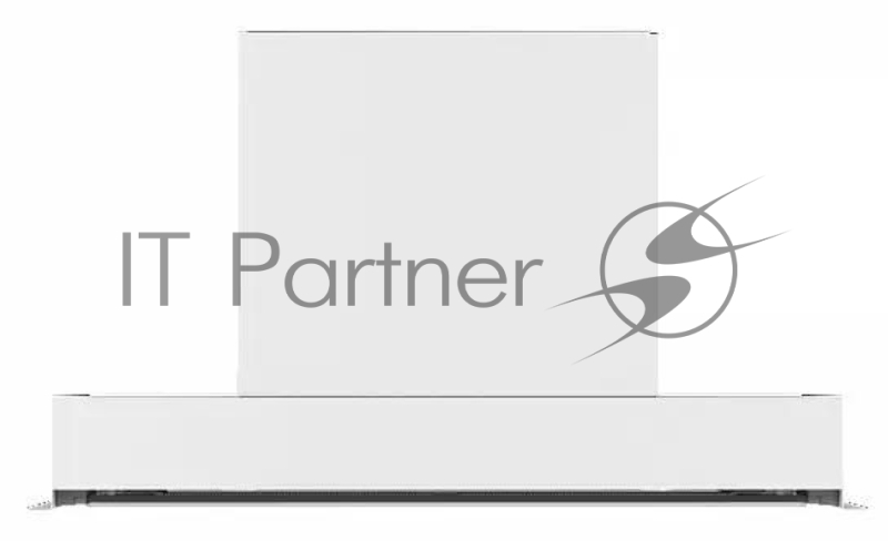 Вытяжка каминная Elikor Sense Glass 60П-1000 белый управление: кнопочное (1 мотор)