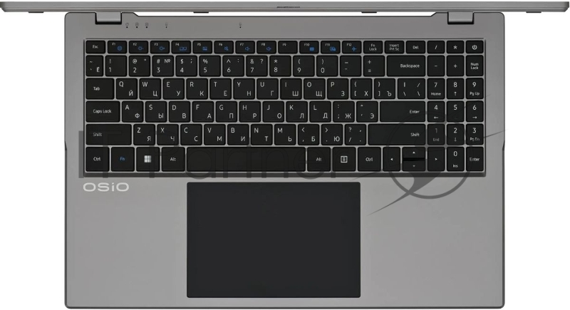 Ноутбук Osio BaseLine B150i-010s серебристый N-series N200 8Gb SSD512Gb Intel UHD Graphics 15.6 IPS FHD (1920x1080) Windows 11 Home WiFi BT Cam 5000mAh