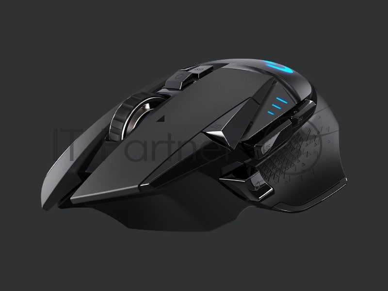 Мышь беспроводная/проводная Logitech G502 LIGHTSPEED черный, 25600 dpi, радиоканал, USB, кнопки - 11