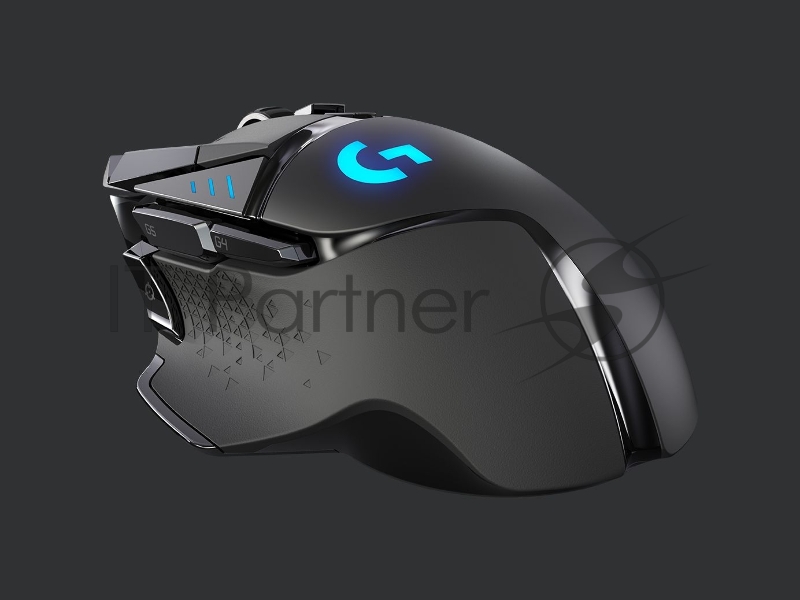 Мышь беспроводная/проводная Logitech G502 LIGHTSPEED черный, 25600 dpi, радиоканал, USB, кнопки - 11
