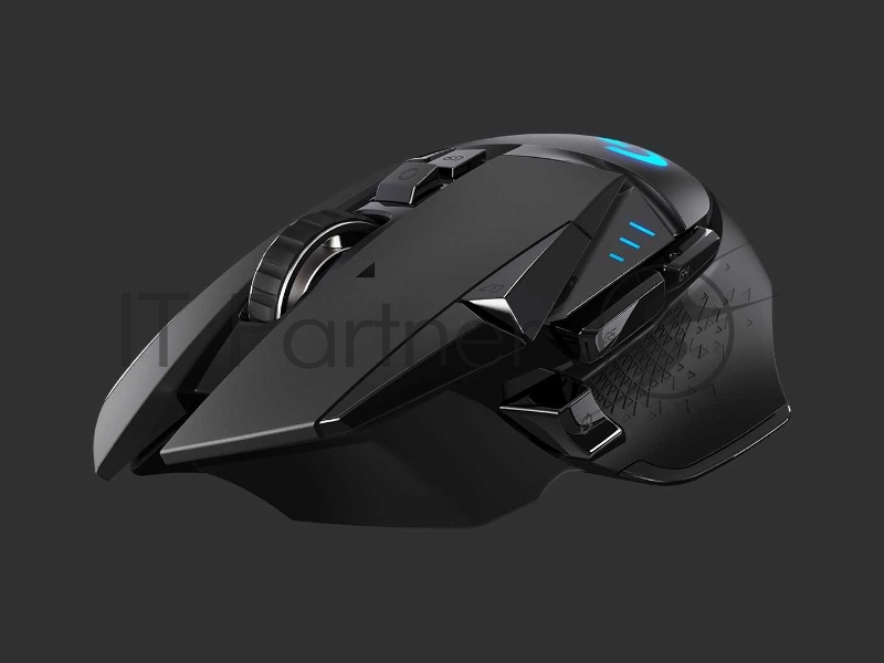 Мышь беспроводная/проводная Logitech G502 LIGHTSPEED черный, 25600 dpi, радиоканал, USB, кнопки - 11