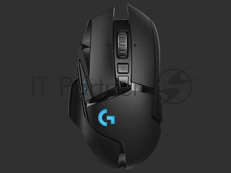 Мышь беспроводная/проводная Logitech G502 LIGHTSPEED черный, 25600 dpi, радиоканал, USB, кнопки - 11