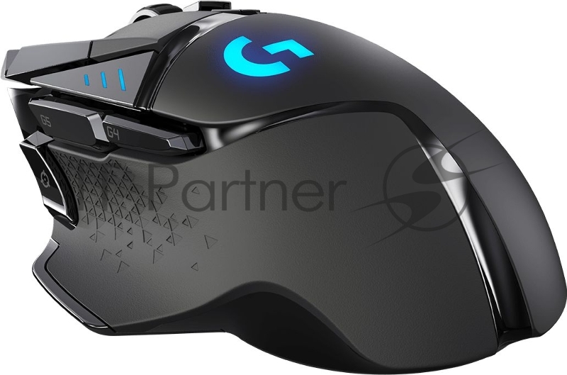 Мышь беспроводная/проводная Logitech G502 LIGHTSPEED черный, 25600 dpi, радиоканал, USB, кнопки - 11