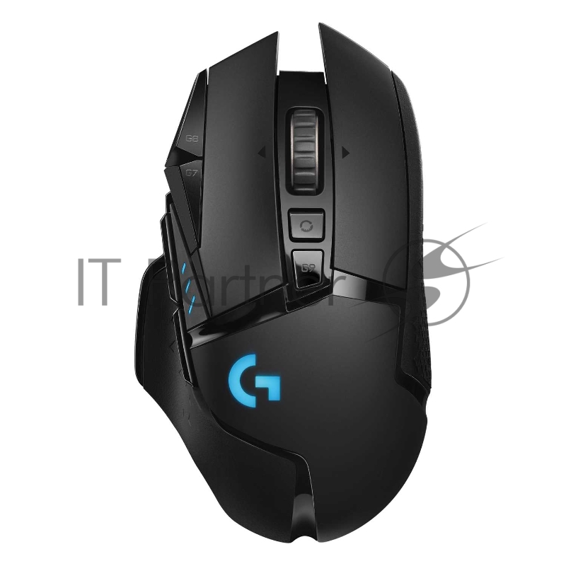 Мышь беспроводная/проводная Logitech G502 LIGHTSPEED черный, 25600 dpi, радиоканал, USB, кнопки - 11