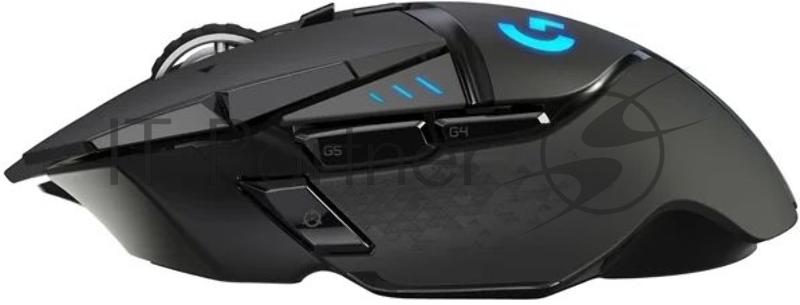 Мышь беспроводная/проводная Logitech G502 LIGHTSPEED черный, 25600 dpi, радиоканал, USB, кнопки - 11