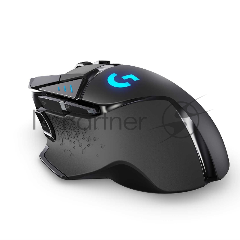 Мышь беспроводная/проводная Logitech G502 LIGHTSPEED черный, 25600 dpi, радиоканал, USB, кнопки - 11